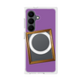 プレミアムスクエアケース with SnapMag［ Photo Frame - Purple ］