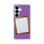 プレミアムスクエアケース with SnapMag［ Photo Frame - Purple ］