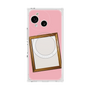 プレミアムスクエアケース with SnapMag［ Photo Frame - Pink ］
