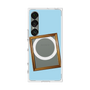プレミアムスクエアケース with SnapMag［ Photo Frame - Light Blue ］