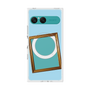 プレミアムスクエアケース with SnapMag［ Photo Frame - Light Blue ］