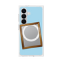 プレミアムスクエアケース with SnapMag［ Photo Frame - Light Blue ］