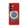 プレミアムスクエアケース with SnapMag［ Photo Frame - Red ］