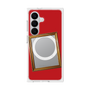 プレミアムスクエアケース with SnapMag［ Photo Frame - Red ］
