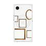 プレミアムスクエアケース with SnapMag［ Photo Frames - White ］