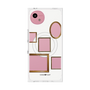 プレミアムスクエアケース with SnapMag［ Photo Frames - White ］