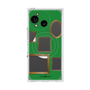 プレミアムスクエアケース with SnapMag［ Photo Frames - Green ］