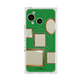 プレミアムスクエアケース with SnapMag［ Photo Frames - Green ］