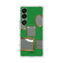 プレミアムスクエアケース with SnapMag［ Photo Frames - Green ］