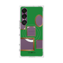 プレミアムスクエアケース with SnapMag［ Photo Frames - Green ］