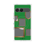 プレミアムスクエアケース with SnapMag［ Photo Frames - Green ］