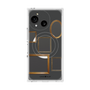 プレミアムスクエアケース with SnapMag［ Photo Frames - Gray ］