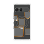 プレミアムスクエアケース with SnapMag［ Photo Frames - Gray ］
