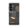 プレミアムスクエアケース with SnapMag［ Photo Frames - Gray ］
