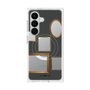 プレミアムスクエアケース with SnapMag［ Photo Frames - Gray ］