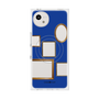 プレミアムスクエアケース with SnapMag［ Photo Frames - Blue ］