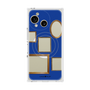 プレミアムスクエアケース with SnapMag［ Photo Frames - Blue ］