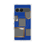プレミアムスクエアケース with SnapMag［ Photo Frames - Blue ］