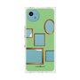 プレミアムスクエアケース with SnapMag［ Photo Frames - Light Green ］