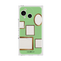 プレミアムスクエアケース with SnapMag［ Photo Frames - Light Green ］