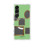 プレミアムスクエアケース with SnapMag［ Photo Frames - Light Green ］