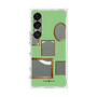プレミアムスクエアケース with SnapMag［ Photo Frames - Light Green ］