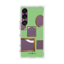プレミアムスクエアケース with SnapMag［ Photo Frames - Light Green ］