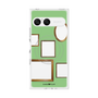 プレミアムスクエアケース with SnapMag［ Photo Frames - Light Green ］
