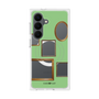 プレミアムスクエアケース with SnapMag［ Photo Frames - Light Green ］