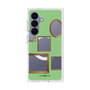 プレミアムスクエアケース with SnapMag［ Photo Frames - Light Green ］