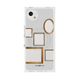 プレミアムスクエアケース with SnapMag［ Photo Frames - Light Gray ］