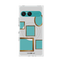 プレミアムスクエアケース with SnapMag［ Photo Frames - Light Gray ］