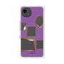 プレミアムスクエアケース with SnapMag［ Photo Frames - Purple ］