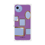 プレミアムスクエアケース with SnapMag［ Photo Frames - Purple ］