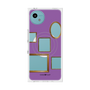 プレミアムスクエアケース with SnapMag［ Photo Frames - Purple ］