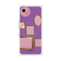 プレミアムスクエアケース with SnapMag［ Photo Frames - Purple ］