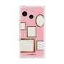プレミアムスクエアケース with SnapMag［ Photo Frames - Pink ］