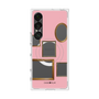 プレミアムスクエアケース with SnapMag［ Photo Frames - Pink ］