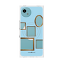 プレミアムスクエアケース with SnapMag［ Photo Frames - Light Blue ］