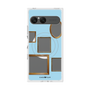プレミアムスクエアケース with SnapMag［ Photo Frames - Light Blue ］