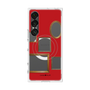 プレミアムスクエアケース with SnapMag［ Photo Frames - Red ］