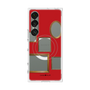 プレミアムスクエアケース with SnapMag［ Photo Frames - Red ］