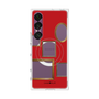 プレミアムスクエアケース with SnapMag［ Photo Frames - Red ］