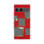 プレミアムスクエアケース with SnapMag［ Photo Frames - Red ］