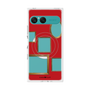 プレミアムスクエアケース with SnapMag［ Photo Frames - Red ］