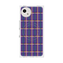 プレミアムスクエアケース with SnapMag［ Tartan Check - Purple ］