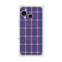 プレミアムスクエアケース with SnapMag［ Tartan Check - Purple ］