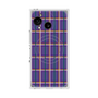 プレミアムスクエアケース with SnapMag［ Tartan Check - Purple ］