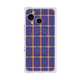 プレミアムスクエアケース with SnapMag［ Tartan Check - Purple ］