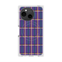プレミアムスクエアケース with SnapMag［ Tartan Check - Purple ］